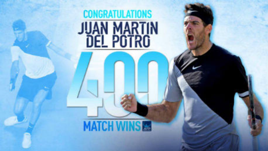 Хуан Мартин Дель Потро одержал 400-ю победу в карьере