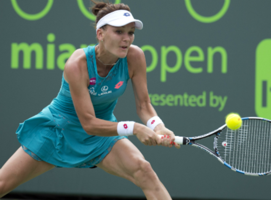 Агнешка Радваньска успешно стартовала на соревнованиях Miami Open