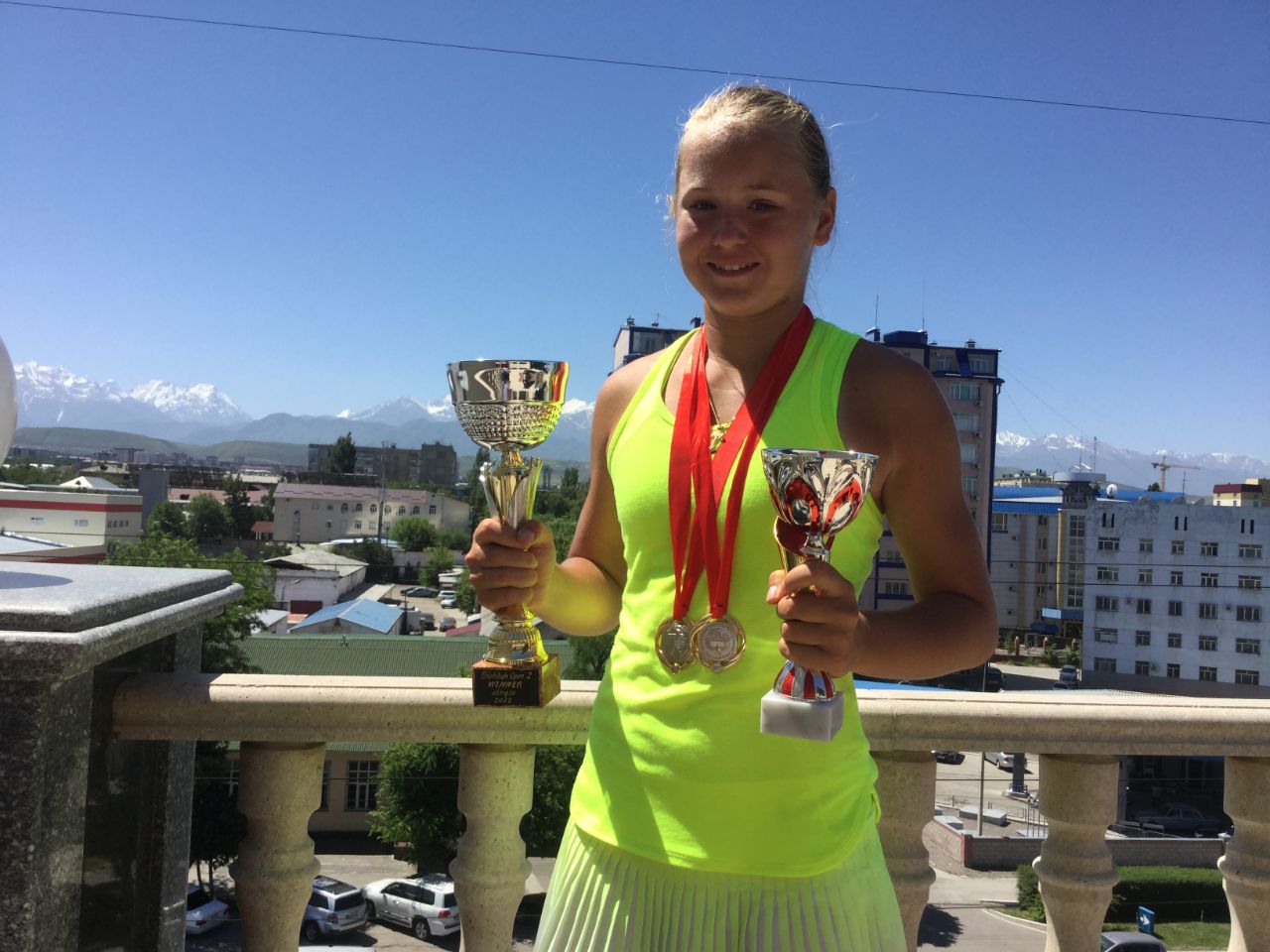 Мария Бондаренко стала абсолютной чемпионкой турнира ITF Junior в Бишкеке