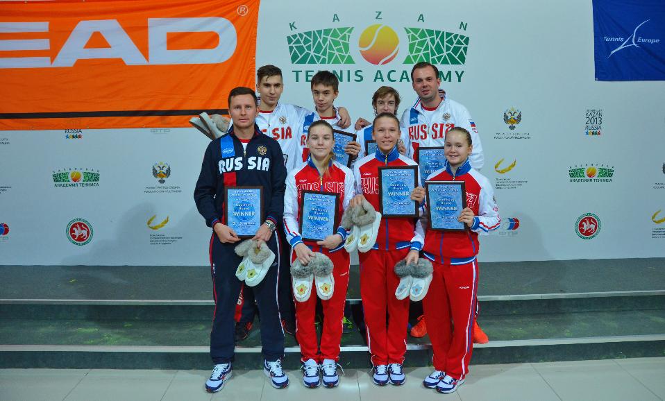 Абсолютной победой россиян завершился теннисный Кубок Европы в Казани