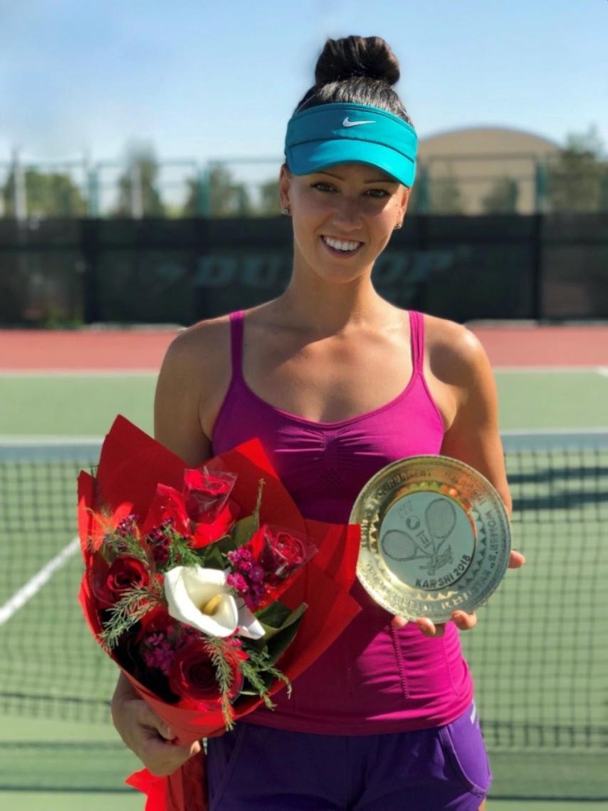 Екатерина Яшина стала  финалисткой международного турнира Karshi ITF Pro Circuit с призовым фондом  25.000$ в Узбекистане