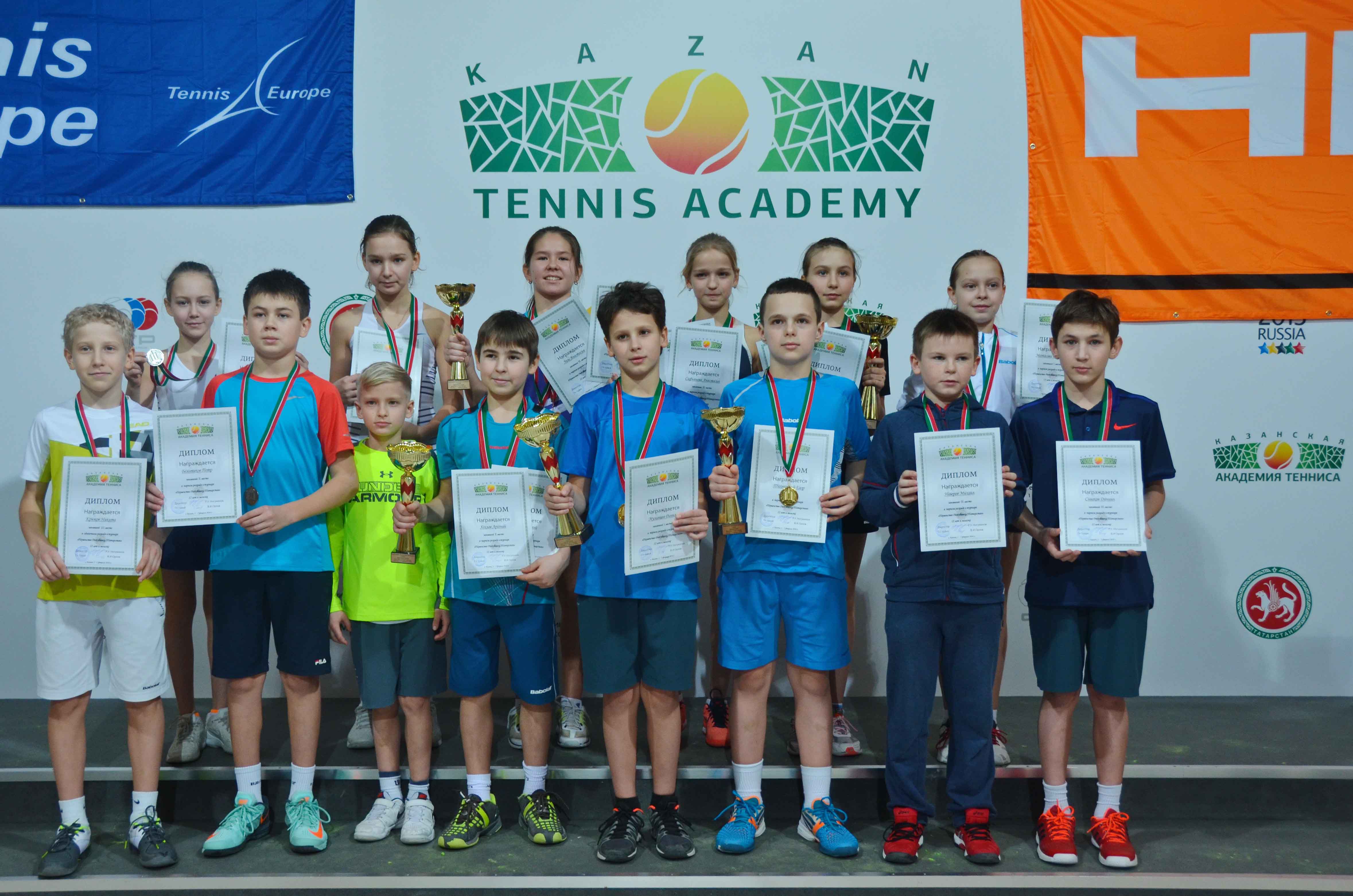 Определились победители первенства Татарстана по теннису