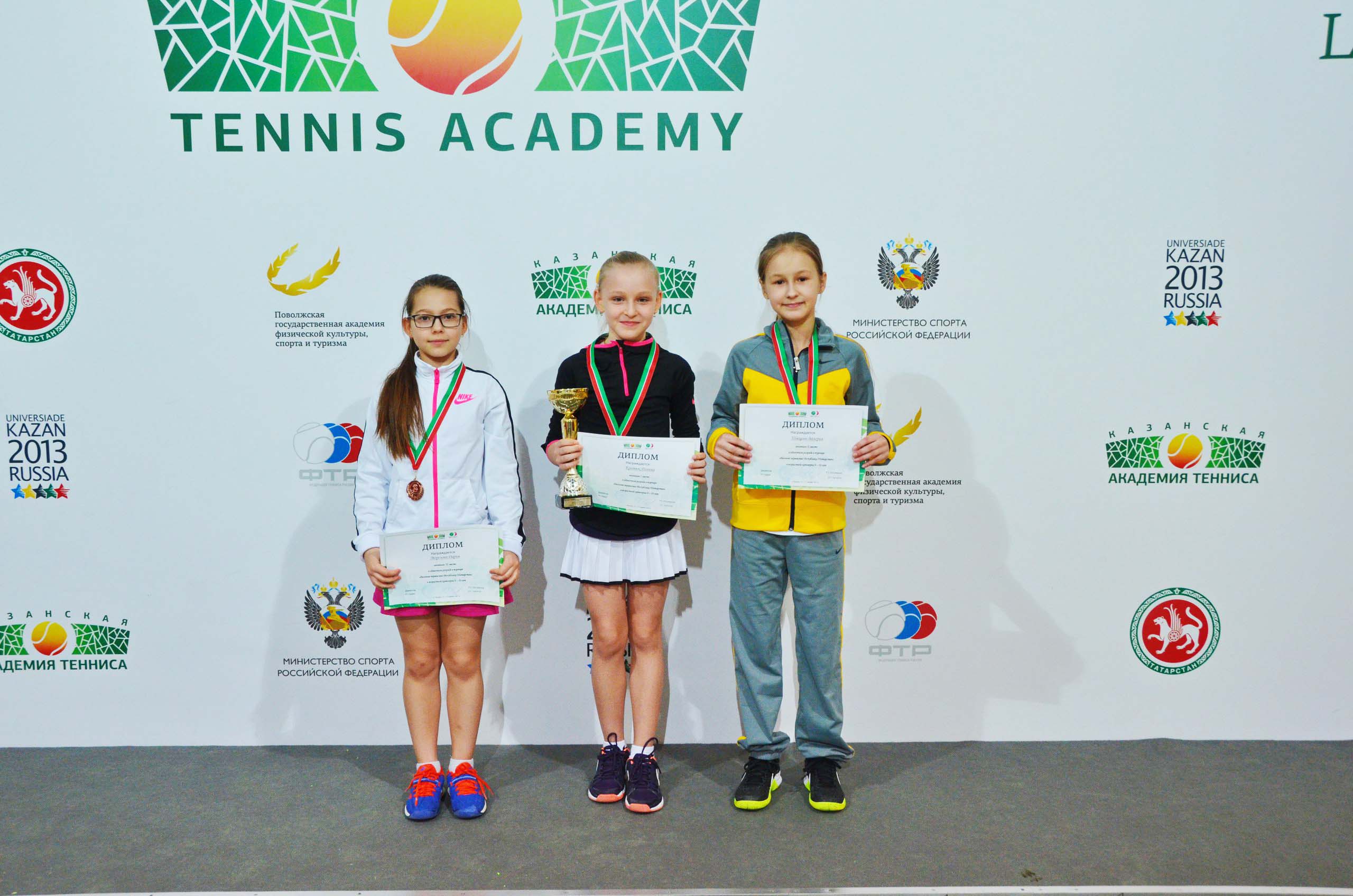 Итоги весеннего первенства Татарстана по теннису среди самых юных теннисистов