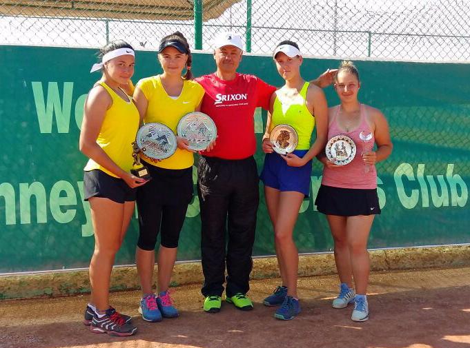 Татарстанские теннисистки завоевали все награды турнира в Египте
