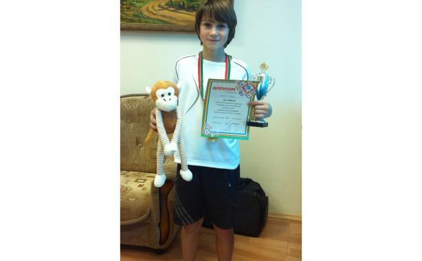 Андрей Бекетов — победитель первенства Татарстана по теннису