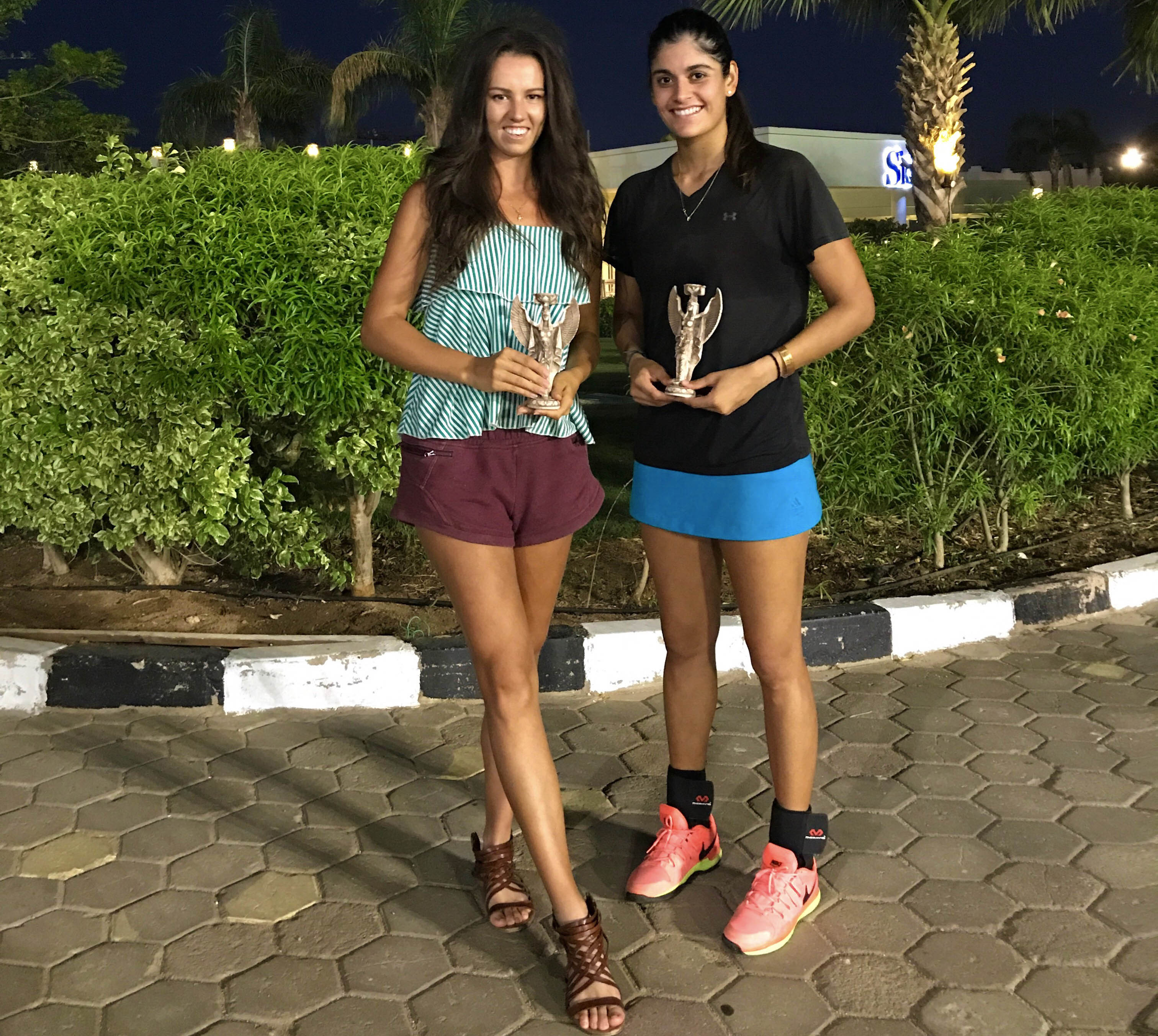Екатерина Яшина – победительница парного разряда турнира ITF в Египте